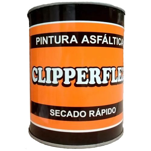 Pintura Asfáltica Solvente Secado Rápido Clipperflex 4 Lts
