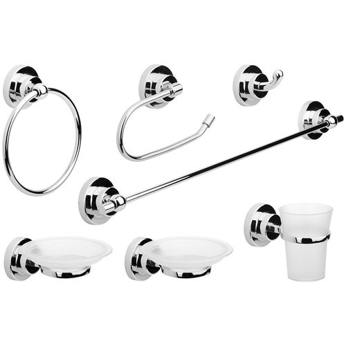Accesorios para Baño Estalgrif Zeus 8 Piezas