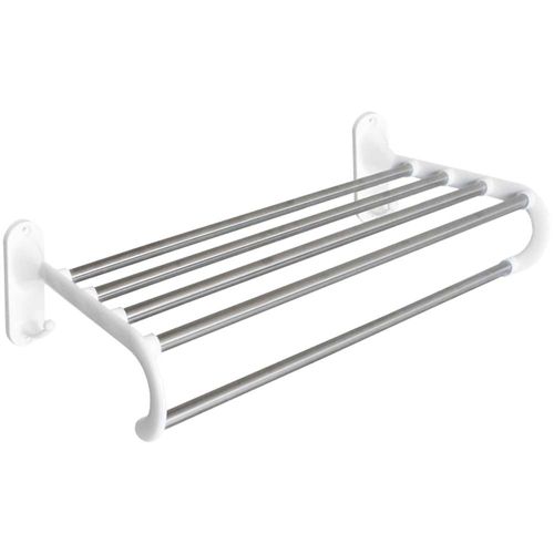 Toallero Combinado Blanco Cromado Daccord