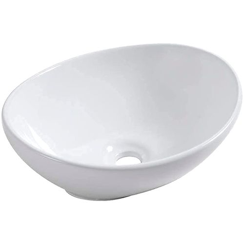 Bacha de Apoyar Blanca Aqualia Oval AQ2122-W