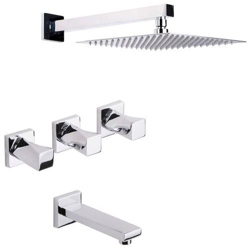 Grifería Para Ducha Estalgrif Haaz Emiratos Cromo