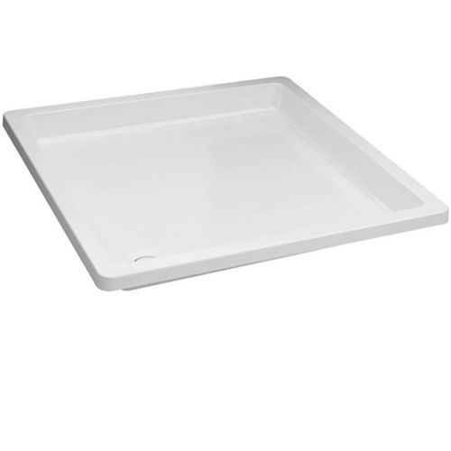 Receptáculo Acrílico Blanco Ferrum Niza Cuadrado 90x90 RA90