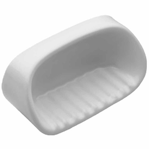 Jabonera Accesorio Baño de Pegar Ferrum Fix Blanco ABF2C