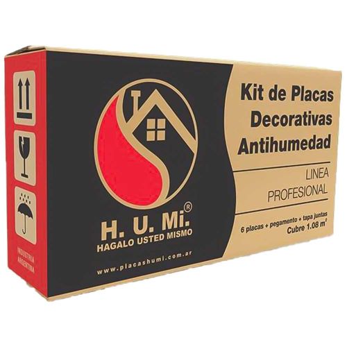 Kit Placas Antihumedad 1,08 Mt2 Humi 21