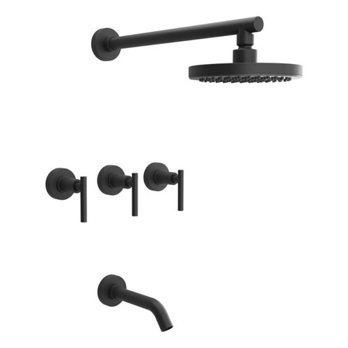 Grifería para Ducha Estalgrif Thunder Black Lever Advance