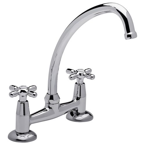 Grifería Para Cocina Doble Comando Fv Newport 413/B2