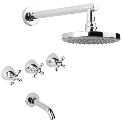 Grifería Para Ducha Estalgrif Neron Advance Cromo