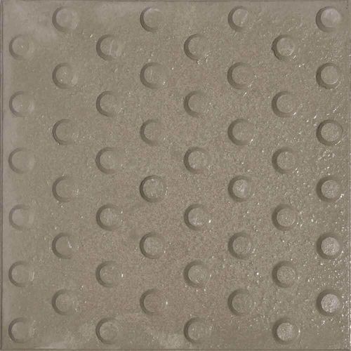 Piso Podotactil Alerta Gris 40X40X17 Safety Stone Thin Compact