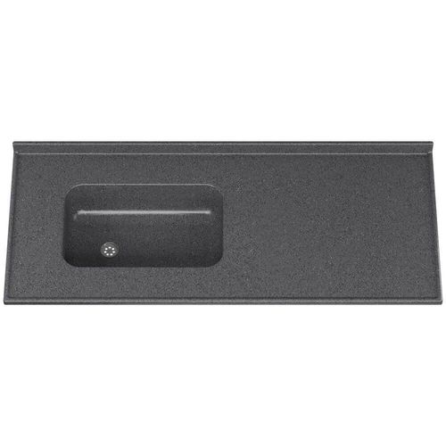 Mesada Durafort Gris Oscuro 140x60  IZQ C/Zoc MM622