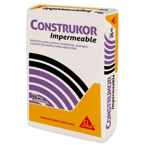 Pegamento Adhesivo Klaukol Construkor Impermeable 25 Kg