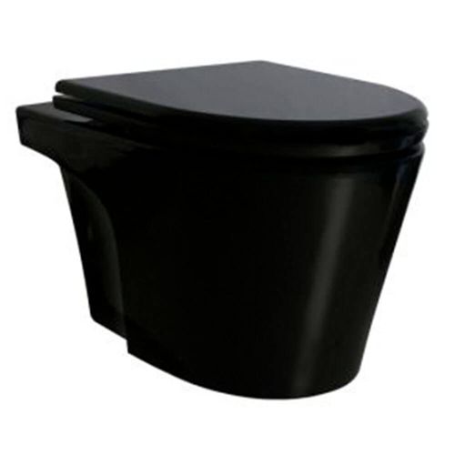 Inodoro de Colgar Negro Ferrum Marina IHPJ-N