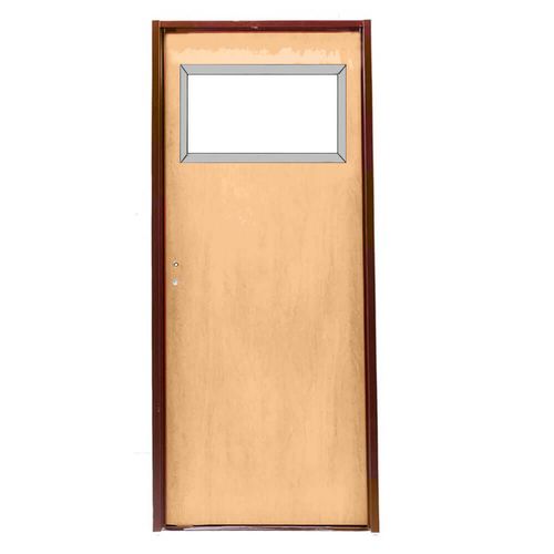 Puerta Placa Oblak Nativa Cedro MCH Rec Para Baño 80 Derecha