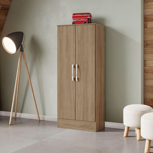 Armario Multiuso Henn Briz Rustico 2P B14-94 60x130 cm
