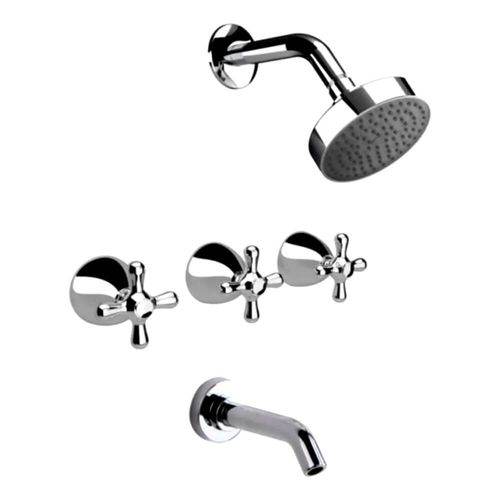 Griferia Para Ducha Estalgrif Nerón Fusión Cromo