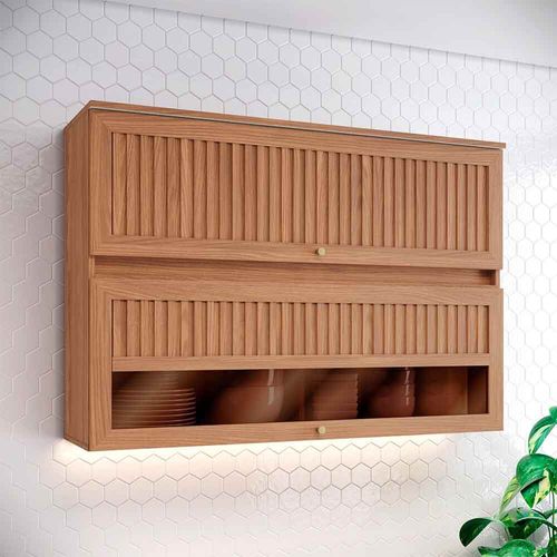 Alacena Henn Requinte Nature 2P Basculantes C631