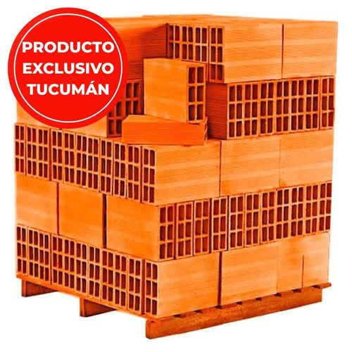 Combo Ladrillo Hueco 08x18x33 198 Uni. Cerámica Marcos Paz